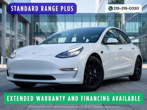 White 2020 Tesla Model 3 Standard Range Plus