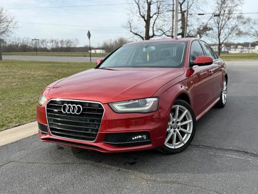 Red 2015 Audi A4 2.0T Premium Plus