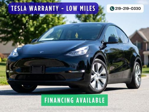 Solid Black 2021 Tesla Model Y Long Range Dual Motor All-Wheel Drive