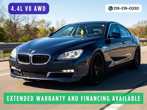 Blue 2013 BMW 650 xDrive