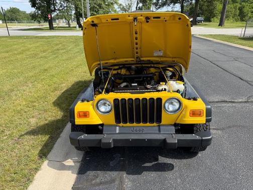 Yellow 2004 Jeep Wrangler X