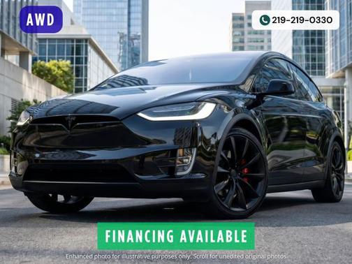 Black 2018 Tesla Model X 75D