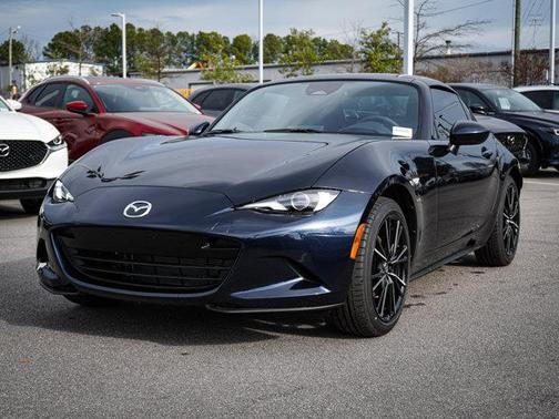 Deep Crystal Blue Mica 2025 Mazda MX-5 Miata RF Grand Touring