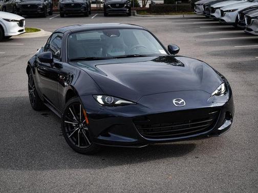 Deep Crystal Blue Mica 2025 Mazda MX-5 Miata RF Grand Touring