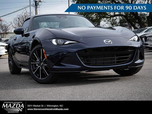 Deep Crystal Blue Mica 2025 Mazda MX-5 Miata RF Grand Touring
