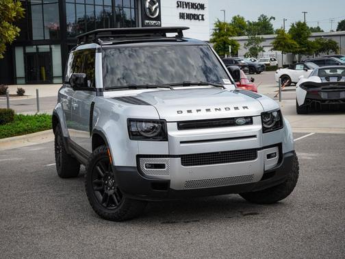 White 2021 Land Rover Defender S