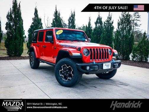 Firecracker Red Clearcoat 2021 Jeep Wrangler Unlimited 4xe Rubicon