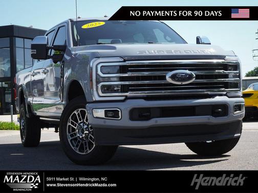Glacier Gray Metallic Tri-Coat 2025 Ford F-350 Platinum