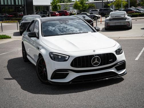 Polar White 2021 Mercedes-Benz AMG E 63 AMG E 63 S