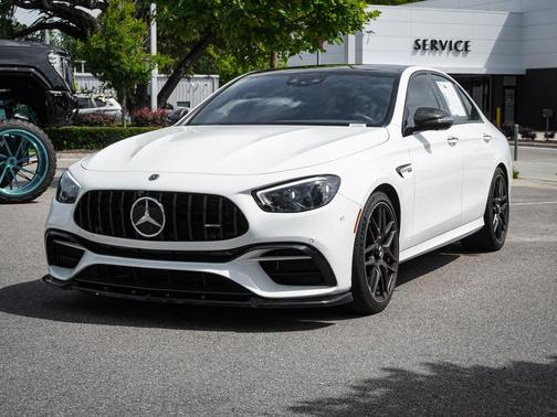 Polar White 2021 Mercedes-Benz AMG E 63 AMG E 63 S