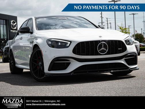 Polar White 2021 Mercedes-Benz AMG E 63 AMG E 63 S