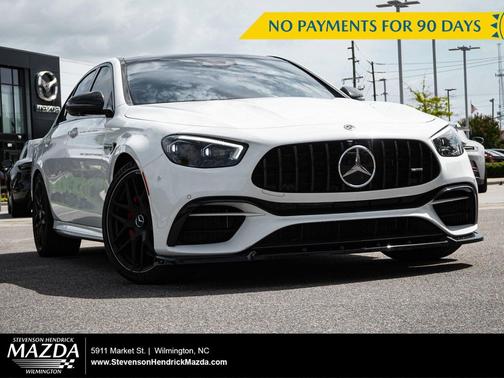 Polar White 2021 Mercedes-Benz AMG E 63 AMG E 63 S