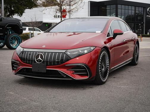MANUFAKTUR Cardinal Red Metallic 2022 Mercedes-Benz EQS 450+ AMG EQS