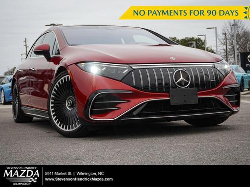 MANUFAKTUR Cardinal Red Metallic 2022 Mercedes-Benz EQS 450+ AMG EQS