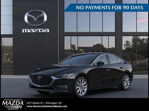 Jet Black Mica 2026 Mazda Mazda3 FWD w/Preferred Package