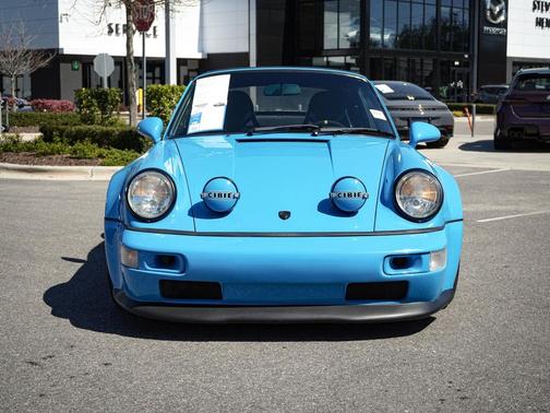 Blue 1990 Porsche 911 Carrera