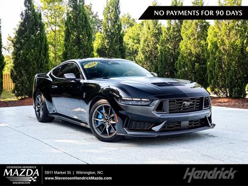 Shadow Black 2024 Ford Mustang Dark Horse