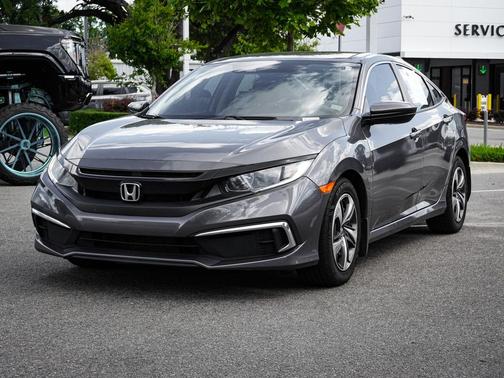 Modern Steel Metallic 2021 Honda Civic LX