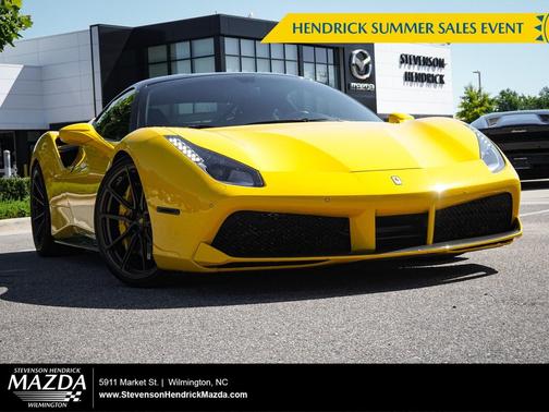 Yellow 2018 Ferrari 488 GTB Coupe