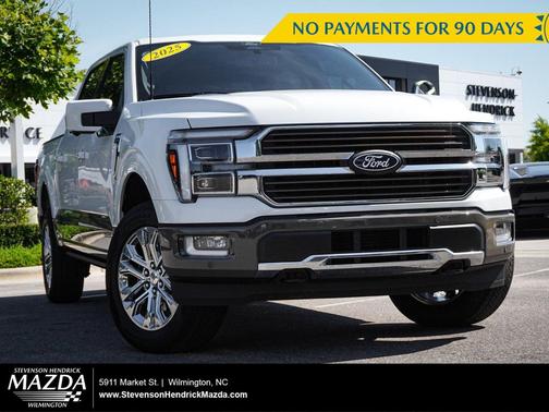 Star White Metallic Tri-Coat 2025 Ford F-150 King Ranch