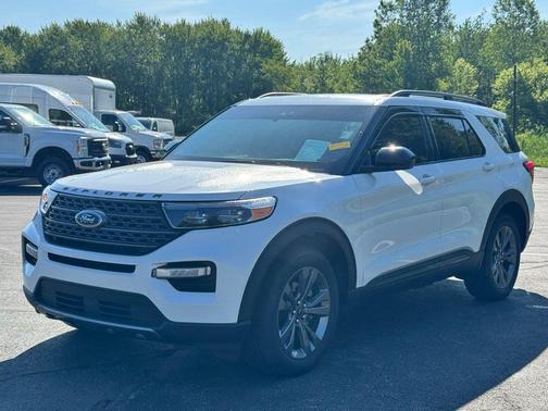 STAR WHITE MET TRI-COAT 2023 Ford Explorer XLT