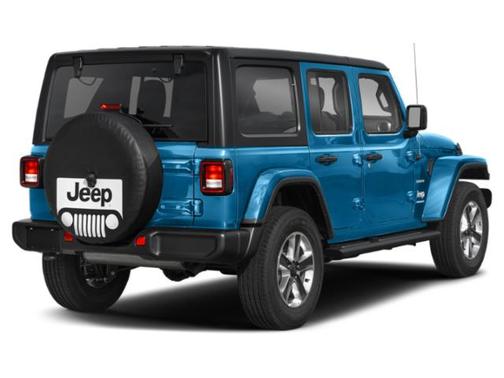 Hydro Blue Pearlcoat 2023 Jeep Wrangler 4-Door Sahara 4x4