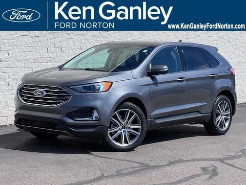 CARBONIZED GRAY 2023 Ford Edge Titanium