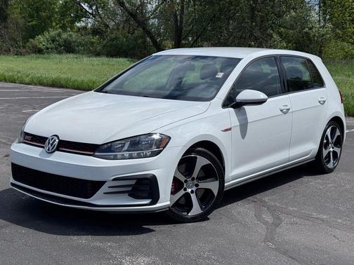 Pure White 2019 Volkswagen Golf GTI 2.0T S 4-Door