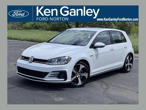 Pure White 2019 Volkswagen Golf GTI 2.0T S 4-Door