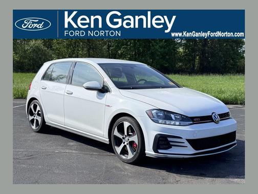 Pure White 2019 Volkswagen Golf GTI 2.0T S 4-Door