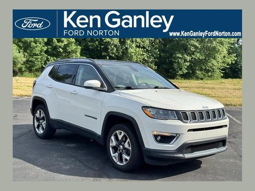 White Clearcoat 2019 Jeep Compass Limited