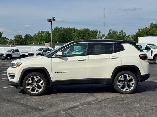 White Clearcoat 2019 Jeep Compass Limited