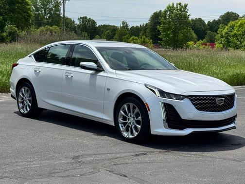 Crystal White Tricoat 2021 Cadillac CT5 Premium Luxury RWD