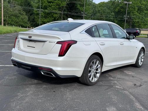 Crystal White Tricoat 2021 Cadillac CT5 Premium Luxury RWD