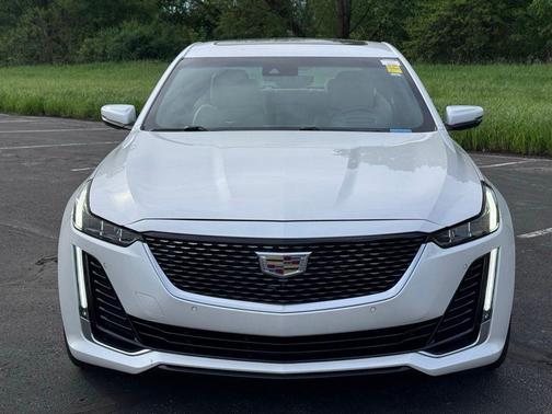 Crystal White Tricoat 2021 Cadillac CT5 Premium Luxury RWD