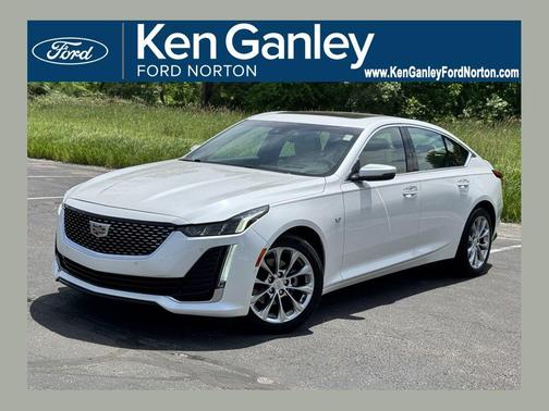 Crystal White Tricoat 2021 Cadillac CT5 Premium Luxury RWD