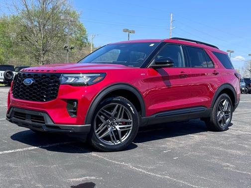 Rapid Red Metallic Tinted Clearcoat 2026 Ford Explorer ST-Line