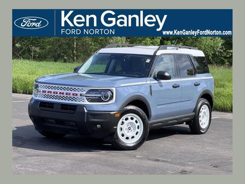 AZURE GRAY METALLIC TRI-COAT 2025 Ford Bronco Sport Heritage