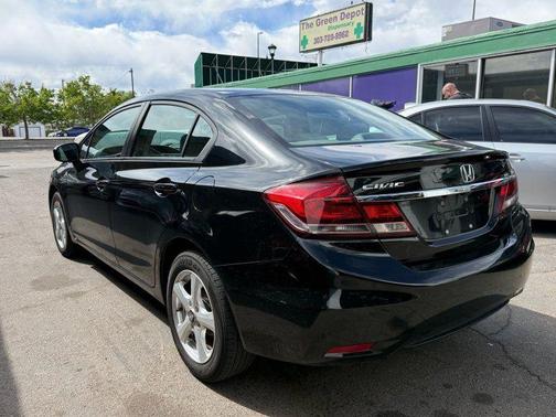 Black 2015 Honda Civic LX