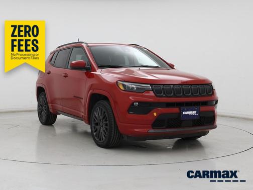 Red 2022 Jeep Compass Limited