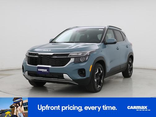 Blue 2024 Kia Seltos EX