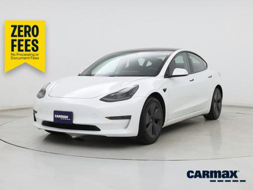 White 2021 Tesla Model 3 Standard Range Plus