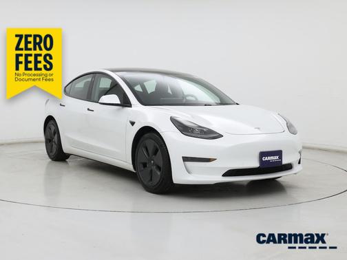 White 2021 Tesla Model 3 Standard Range Plus