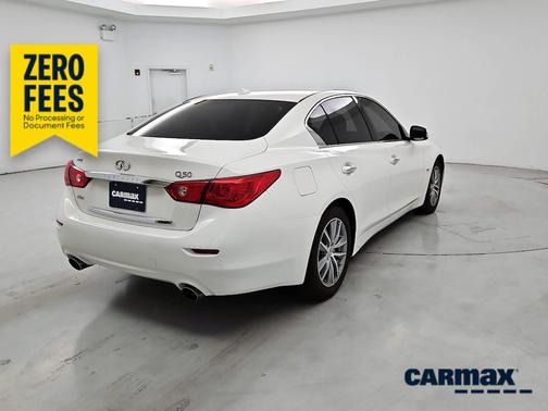 White 2017 INFINITI Q50 Premium
