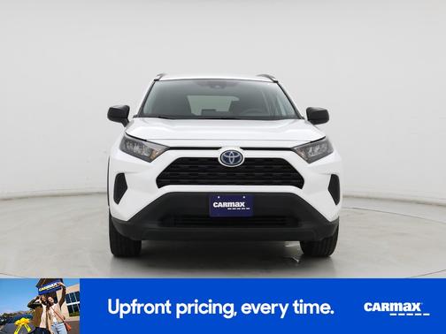 White 2021 Toyota RAV4 Hybrid LE