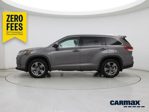 Gray 2019 Toyota Highlander Limited Platinum