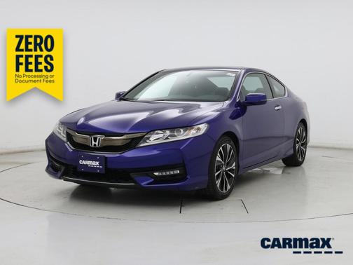 Blue 2017 Honda Accord EX-L