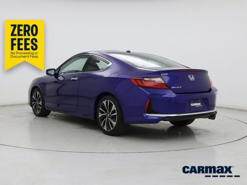 Blue 2017 Honda Accord EX-L