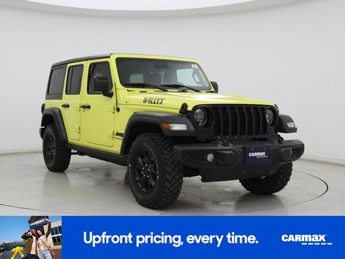 Yellow 2023 Jeep Wrangler Unlimited Willys