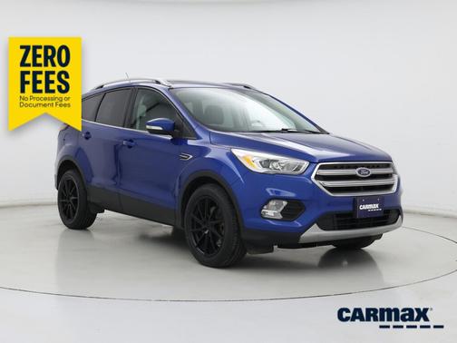 Blue 2017 Ford Escape Titanium